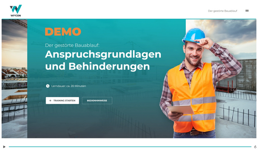 DEMO - Der gestörte Bauablauf: Anspruchsgrundlagen und Behinderungen